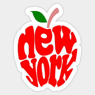 Big Apple New York Sticker